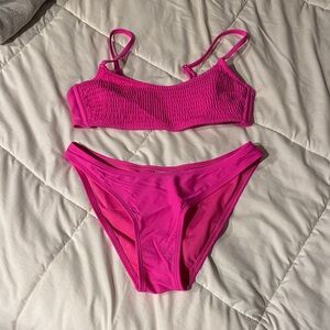 Wild Fable Hot Pink Bikini Set